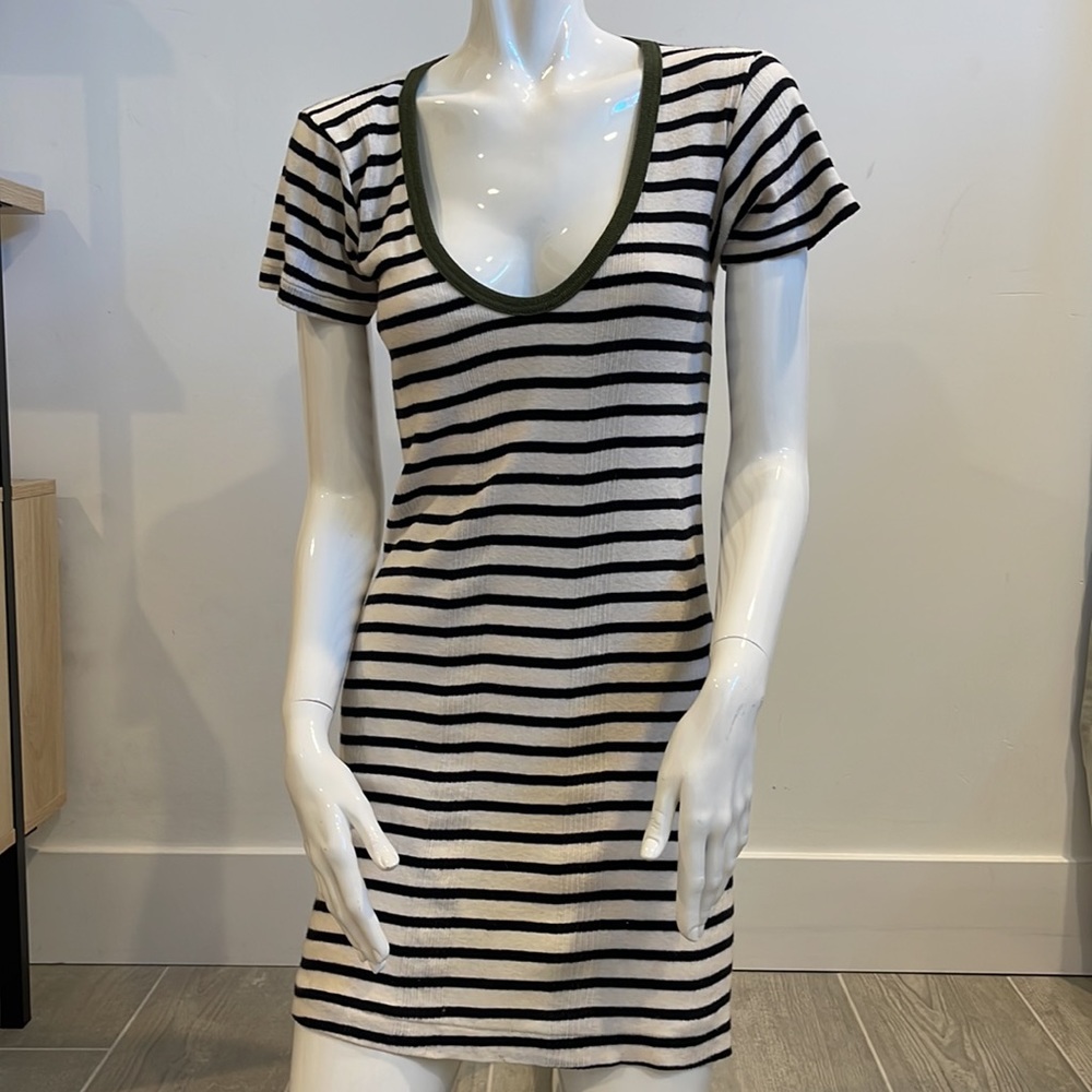 Exclusive Edith A. Miller for Ace Hotel Striped Mini Dress